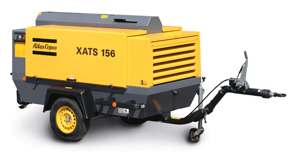 Дизельный компрессор Atlas Copco XATS 156